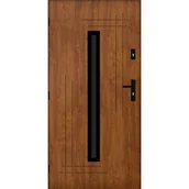 Drzwi zewnętrzne - Pantor Drzwi zewnętrzne wejściowe Ozyrys Black złoty dąb 80 lewe - miniaturka - grafika 1