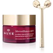 Zestawy kosmetyków damskich - Nuxe Merveillance Lift krem liftingujacy na noc 50 ml + masażer do twarzy - miniaturka - grafika 1