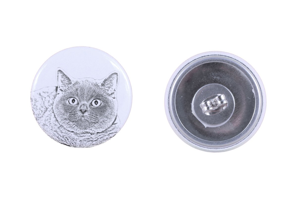 Brytyjski krótkowłosy kolczyki z kotem mały Art-Dog