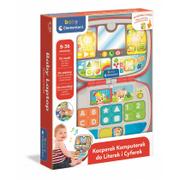 Zabawki interaktywne dla dzieci - Clementoni Kacperek Komputerek do literek i cyferek 50716 - miniaturka - grafika 1