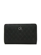 Portfele - Calvin Klein Mały Portfel Damski Ck Daily Medium Bifold_Mono K60K612824 Czarny - miniaturka - grafika 1