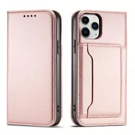 Etui i futerały do telefonów - Etui Card Braders Case do iPhone 12 Pro różowy - miniaturka - grafika 1