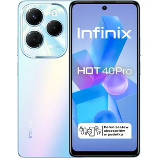 Infinix Hot 40 Pro 8/256GB Niebieski - Telefony komórkowe - miniaturka - grafika 1