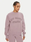 Bluzy damskie - New Balance Bluza Graphic WT43516 Fioletowy Relaxed Fit - miniaturka - grafika 1
