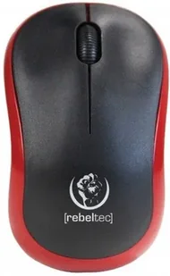 REBELTEC Mysz Bezprzewodowa REBELTEC Meteor czerwony RBLMYS00049 - Myszki - miniaturka - grafika 1