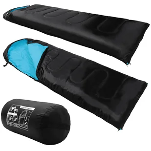 Śpiwór Turystyczny Lekki z Kapturem + Pokrowiec - Śpiwory Śpiwór Turystyczny Lekki z Kapturem + Pokrowiec - Śpiwory - miniaturka - grafika 1