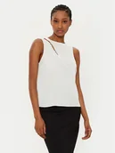 Bluzki damskie - Patrizia Pepe Bluzka 8C0760/A8I1-W146 Biały Regular Fit - miniaturka - grafika 1