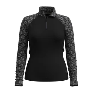 Bluza damska Smartwool Classic Thermal Merino Base Layer 1/4 Zip Boxed - Bluzy narciarskie - miniaturka - grafika 1