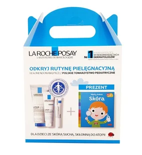 La Roche-Posay, zestaw wyprawkowy, krem myjący, 200ml + balsam kojący, 15ml + balsam regenerujący, 75ml + książka w prezencie - Żele i maści lecznicze - miniaturka - grafika 1