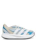 Buty dla dziewczynek - adidas Sneakersy Lightblaze JR8400 Szary - miniaturka - grafika 1