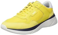 Sneakersy damskie - BOSS Męskie sneakersy Dean_Runn_memx, Medium Yellow724, 41 EU - miniaturka - grafika 1
