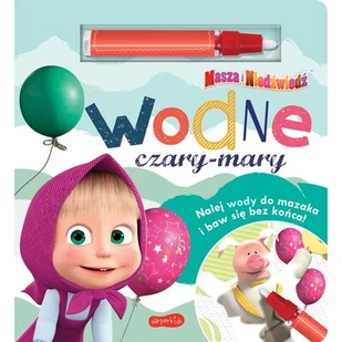 Harper Collins Książeczka Masza i Niedźwiedź Wodne czary-mary GXP-791078 - Książki edukacyjne - miniaturka - grafika 1