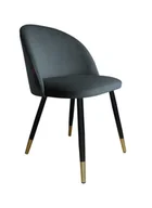 Krzesła - Atos Krzesło Colin noga czarna/złota BL14 - miniaturka - grafika 1
