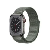 Akcesoria do smartwatchy - Crong Nylon - Pasek sportowy do Apple Watch 42/44/45/49 mm (Military Green) - miniaturka - grafika 1