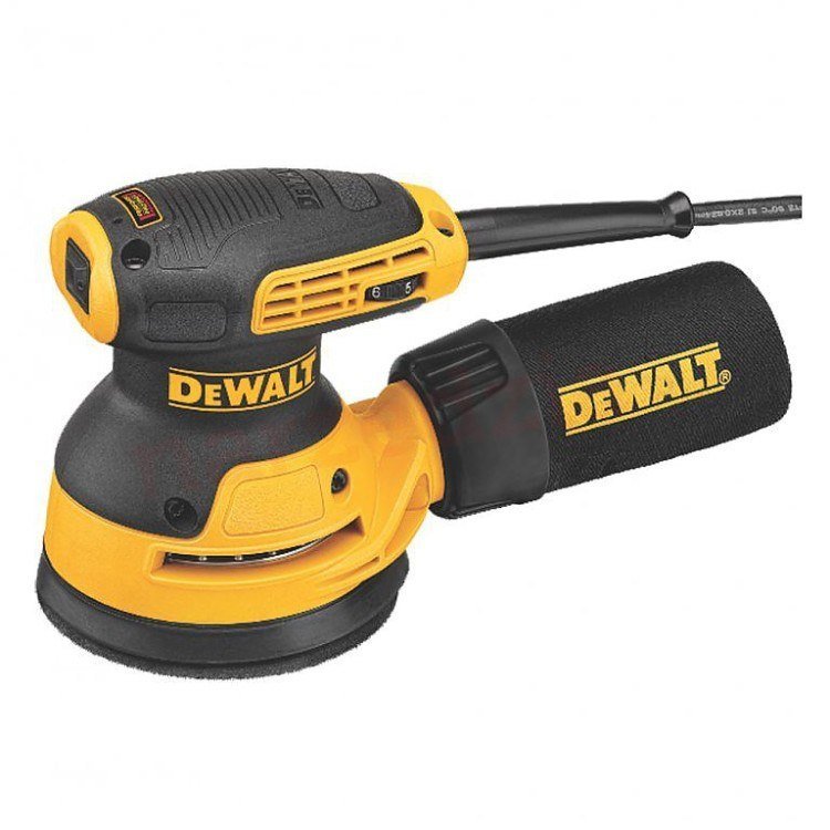 DEWALT SZLIFIERKA MIMOŚRODOWA DWE6423 REG. OBROTÓW