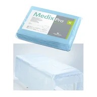 Kosmetyczne akcesoria jednorazowe - Prześcieradło jednorazowe 160cm x 210cm niebieskie 20g MedixPro 5szt - miniaturka - grafika 1
