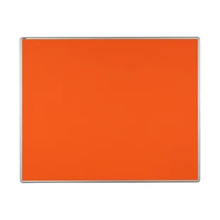 ekoTAB Tablica tekstylna ekoTAB w aluminiowej ramie, 150x120 cm, pomarańczowa 535113 - Tablice i flipcharty - miniaturka - grafika 1