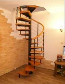 Schody strychowe - Schody kręcone DUDA model Oslo Plus S 180 cm - miniaturka - grafika 1