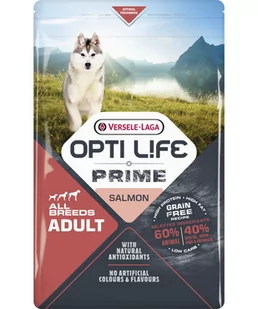 Versele-Laga Opti Life Prime Adult Salmon 2,5kg karma bezzbożowa dla dorosłych psów z łososiem - Sucha karma dla psów - miniaturka - grafika 1