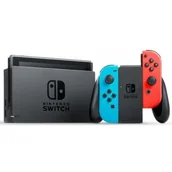 Konsole Nintendo - Nintendo Switch Joy-Con Niebiesko-Czerwony NOWY MODEL - miniaturka - grafika 1