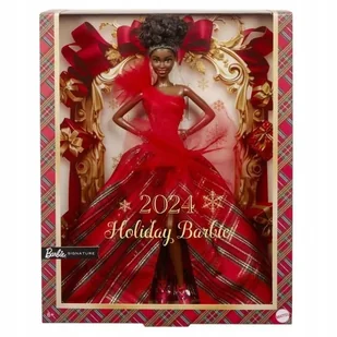 Barbie Lalka HRM62 2024 Holiday Dolls Kolekcjonerska Limitowana Edycja 2024 - Lalki dla dziewczynek - miniaturka - grafika 1