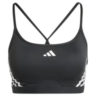 Biustonosze - adidas Damski biustonosz treningowy AeroReact, XS, czarny - miniaturka - grafika 1