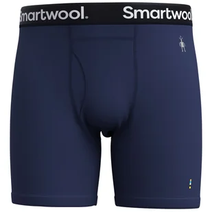 Męskie bokserki Smartwool M Merino Boxer Brief Boxed Rozmiar: XXL / Kolor: ciemnoniebieski - Majtki męskie - miniaturka - grafika 1