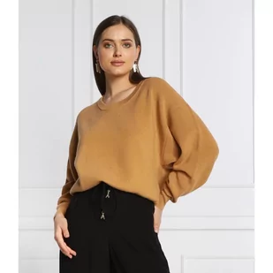 Patrizia Pepe Wełniany sweter | Regular Fit - Swetry damskie - miniaturka - grafika 1