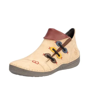 Rieker Damskie botki 72581, beżowe, rozmiar 36 EU, beżowy, 36 EU - Botki damskie - miniaturka - grafika 1