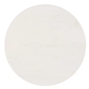 Blat stołu, biały, Ø40x2,5 cm, lite drewno sosnowe - Blaty meblowe i parapety okienne - miniaturka - grafika 1
