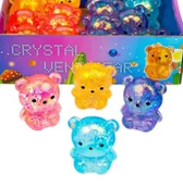 Zabawki sensoryczne - Mini Miś Antystresowy z Brokatem - miniaturka - grafika 1