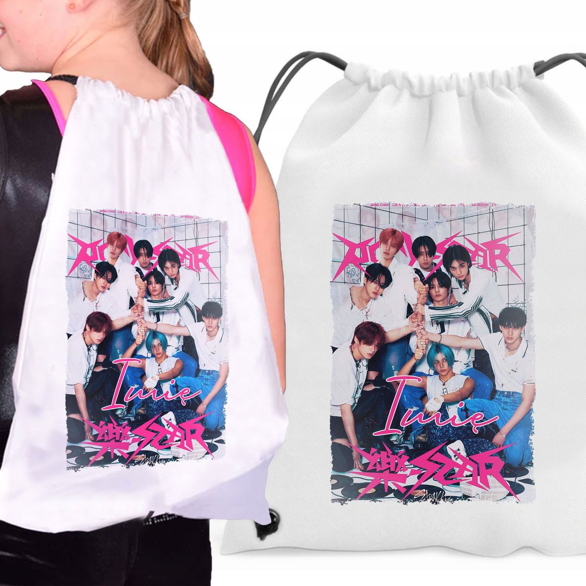 Worek Plecak Do Szkoły Stray Kids Kpop K-pop Hyunjin Prezent Imię Y5