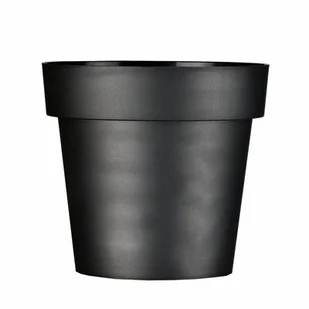 Doniczka Classic mat 12 cm czarna - Donice - miniaturka - grafika 1