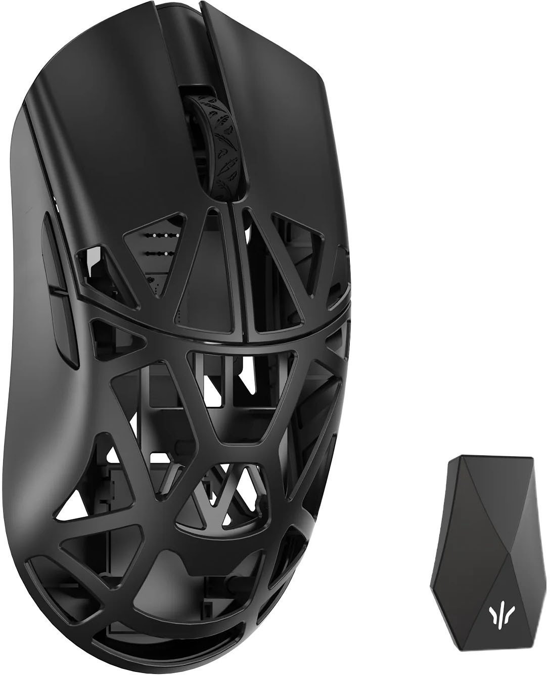 WLMouse Beast X Max Solid Sides Gaming Maus, Omron Optical Switches - czarny MAXHEI-O-SHIXIN