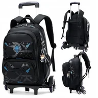Plecaki szkolne i tornistry - PLECAK SZKOLNY TORNISTER NA KÓŁKACH DLA CHŁOPCA [DG-PL-CZN-K3] - miniaturka - grafika 1