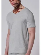 Piżamy męskie - Skiny Koszulka piżamowa w kolorze szarym - miniaturka - grafika 1