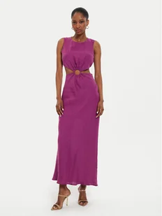 ViCOLO Sukienka letnia TB2881 Fioletowy Regular Fit - Sukienki - miniaturka - grafika 1