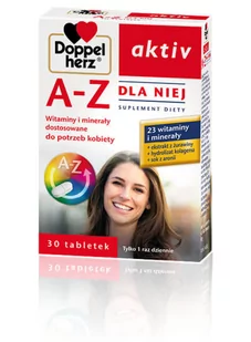 Queisser Pharma GMBH CO Doppelherz Aktiv A-Z Dla Niej witaminy i minerały dla kobiet 30 tabletek 3493761 - Witaminy i minerały - miniaturka - grafika 1