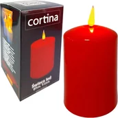 Świece - ŚWIECA LED NA BATERIE ŚWIECZKA WKŁAD DO ZNICZY ZNICZ EFEKT PŁOMIENIA 12,5cm - miniaturka - grafika 1