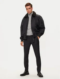 Calvin Klein Jeans Kurtka bomber J30J326108 Czarny Regular Fit - Kurtki męskie - miniaturka - grafika 1