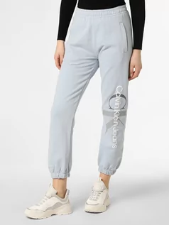 Spodnie sportowe damskie - Calvin Klein Jeans - Damskie spodnie dresowe, niebieski - grafika 1