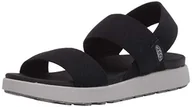 Sandały damskie - KEEN Elle Backstrap, sandały damskie, czarny, 39.5 EU - miniaturka - grafika 1