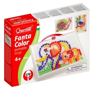 Quercetti Fantacolor mozaika 10 mm 270 elementów GXP-506145 - Zabawki kreatywne - miniaturka - grafika 1