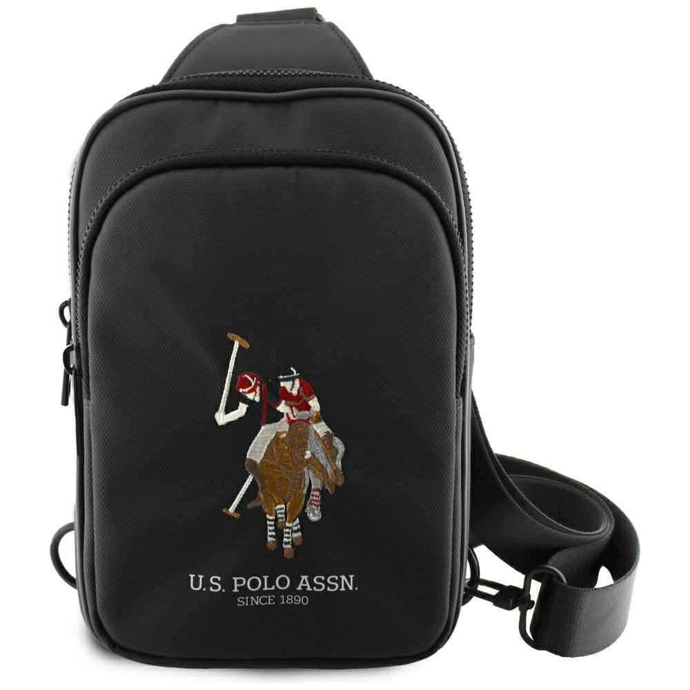 Torebka na telefon US Polo Petit Pique Crossbody czarny / U.S. Polo Assn.