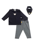 Spodenki dla niemowląt - Steiff 3-częściowy zestaw w kolorze granatowo-białym - miniaturka - grafika 1