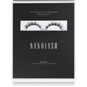Sztuczne rzęsy i akcesoria - Nanolash zestaw startowy do robienia rzęs bondingowych Harmony Black - miniaturka - grafika 1