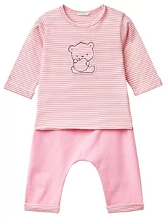 United Colors of Benetton Kombinezon niemowlęcy, dziewczynki, Różowy 925, 86 cm - Bluzki dla niemowląt - miniaturka - grafika 1