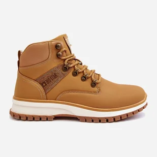 Zimowe buty trekkingowe męskie wysokie Big Star MM174020 46 Camel (5900714678166) - Buty trekkingowe męskie - miniaturka - grafika 1