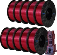 Filamenty i akcesoria do drukarek 3D - filament do drukarek 3D, Silk PLA, waga 10 kg, czerwony złoty niebieski - miniaturka - grafika 1