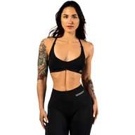 Biustonosze - Biustonosz damski Nebbia TOTALLY SEAMLESS Medium-Support Sports Bra 305 black XS - miniaturka - grafika 1